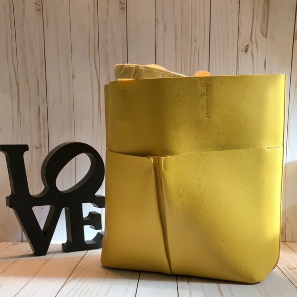 neiman marcus yellow tote